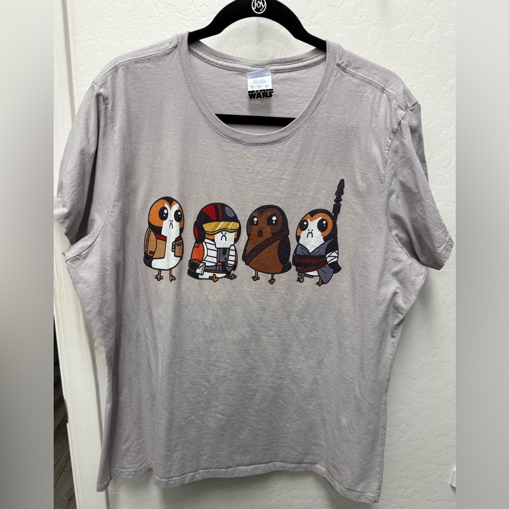 Porg Crew Neck T-shirt. Star Wars Licensed. Size 3X. NWOT